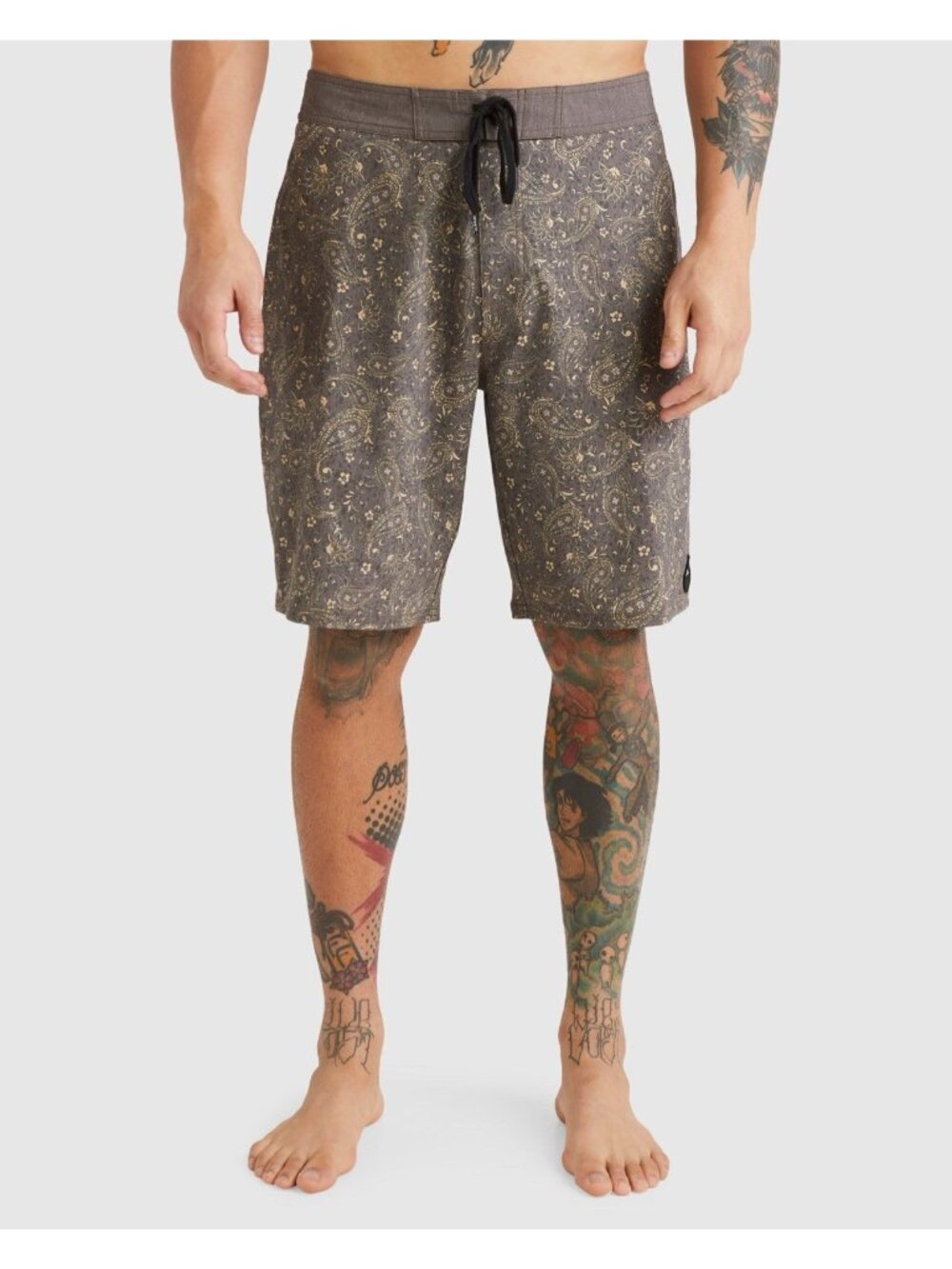 $66 RVCA Men’s Atlas Trunk 18” Paisley Boardshorts Surf Beach Wear Size 32